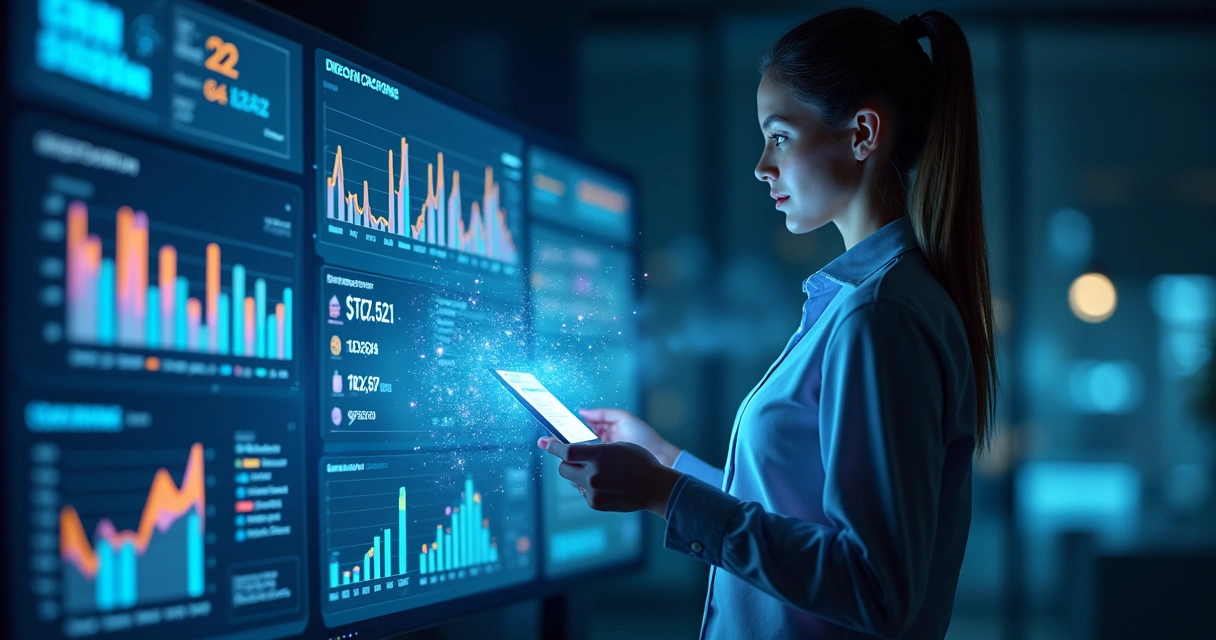 Interface de CRM com assistente de inteligência artificial ativa