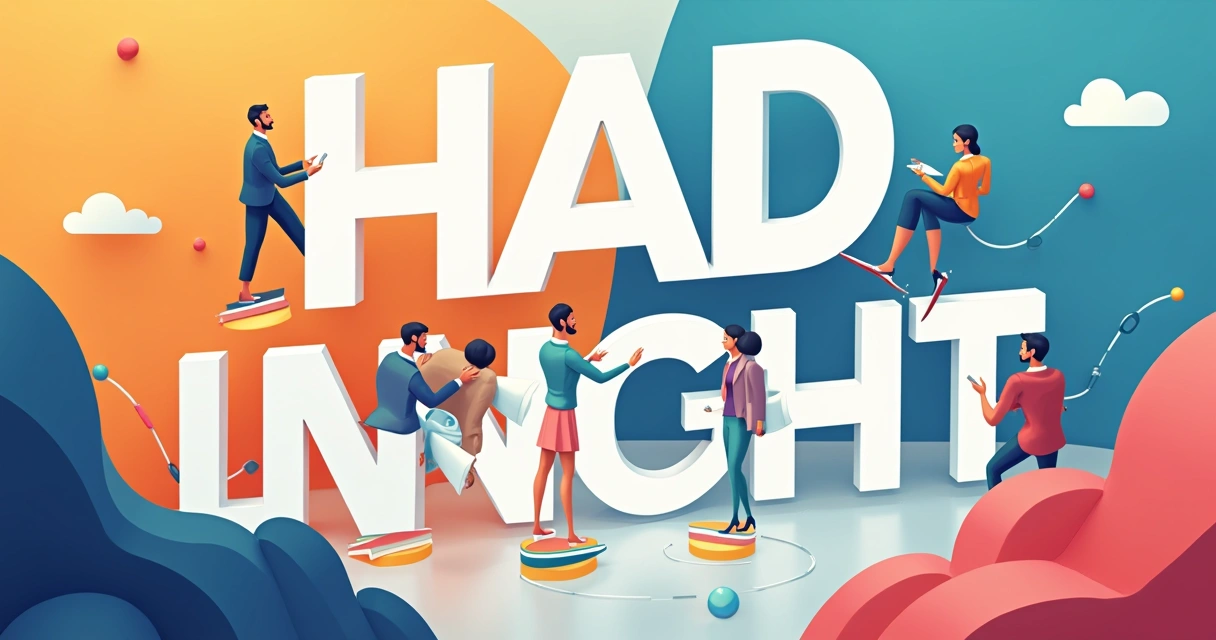 Exemplo de site com tipografia ousada, grandes títulos em destaque central na tela 