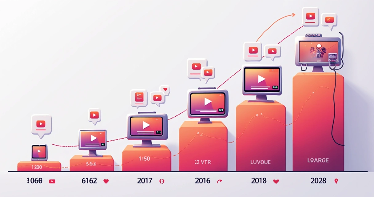 Painel comparando formatos de vídeo nas redes sociais 