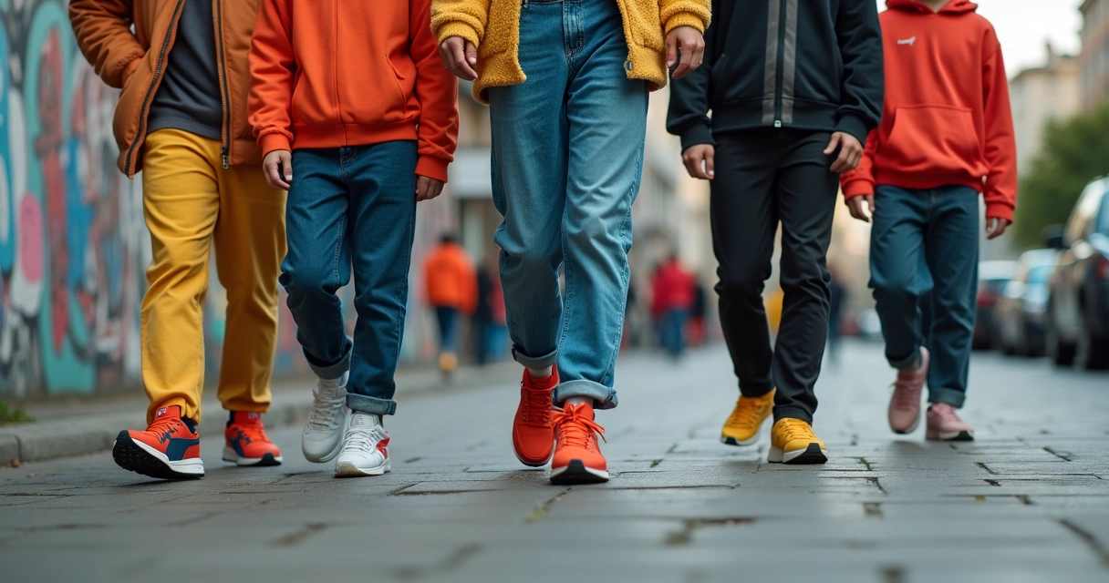 Tênis Puma com roupas streetwear urbana 