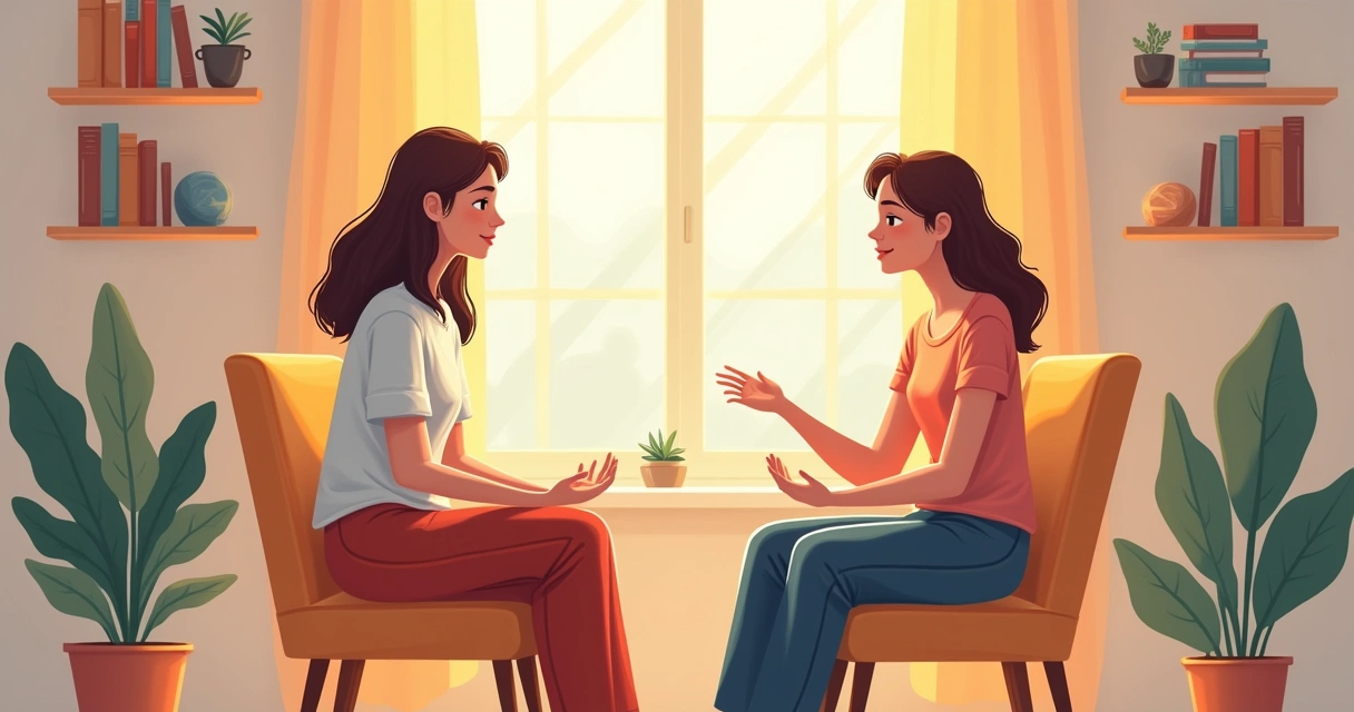 Terapeuta acolhendo paciente em consulta sobre sexualidade feminina 