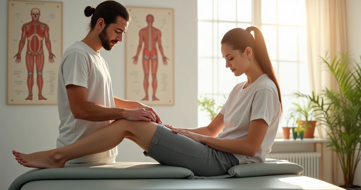 Terapia manual e acupuntura em sessão combinada 