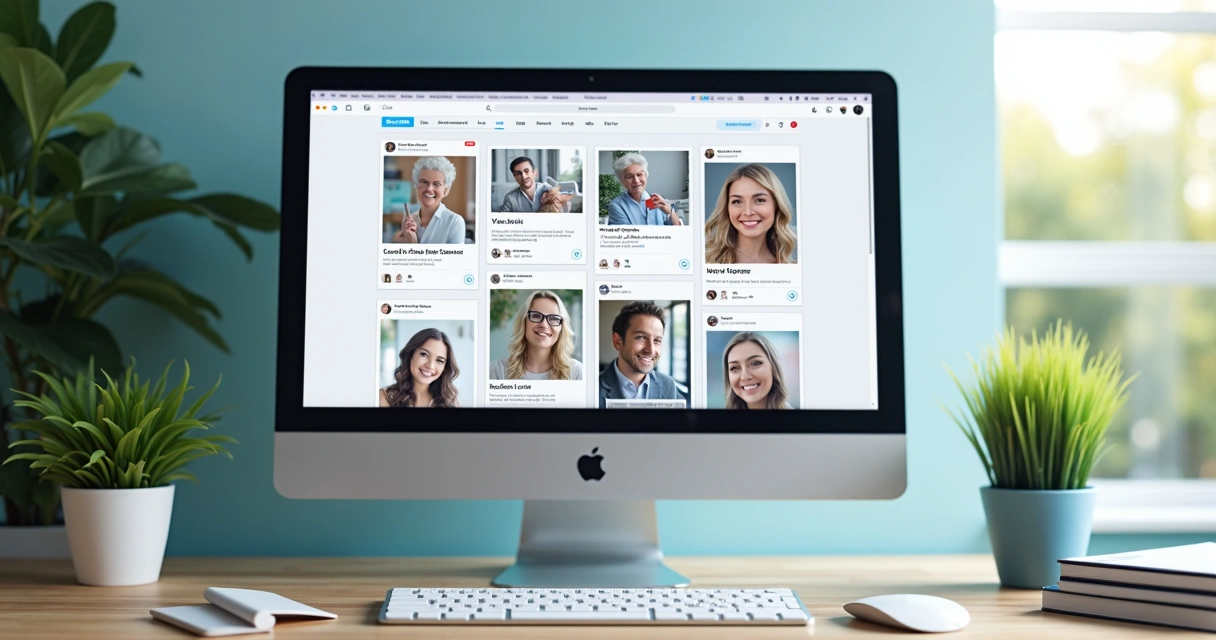 Mockup de anúncio odontológico sendo pré-visualizado no Meta Creative Hub com variantes de formato 