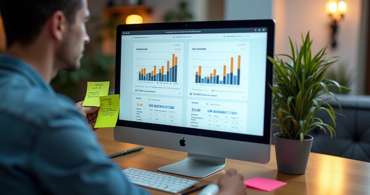 Gráfico comparando duas versões de anúncio digital lado a lado 