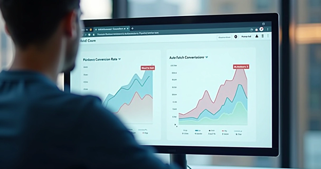 Tela mostrando teste A/B automatizado por aprendizado de máquina 