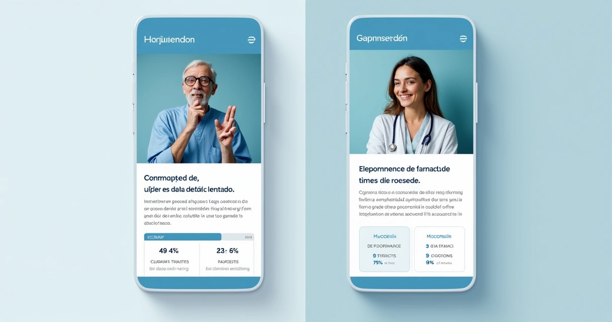 Comparativo de dois modelos de newsletter clínica para teste A/B 