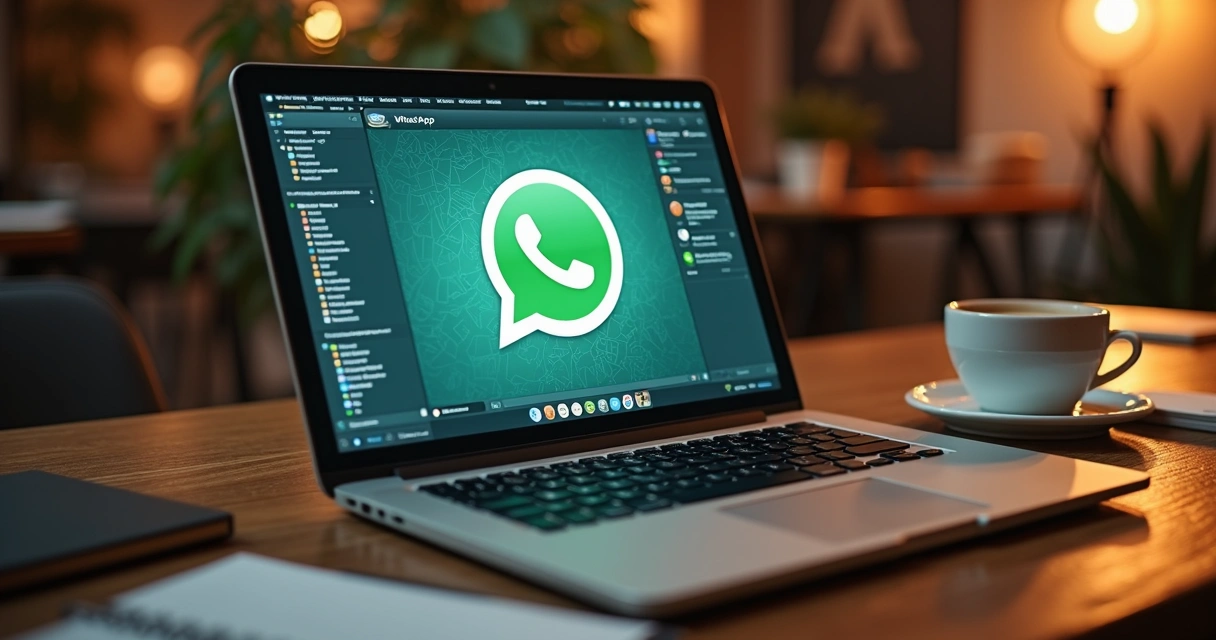 Testando automação com WhatsApp, tela de conversa ativa 