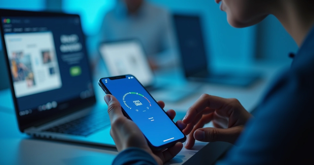 Testando velocidade de carregamento de página em celular 
