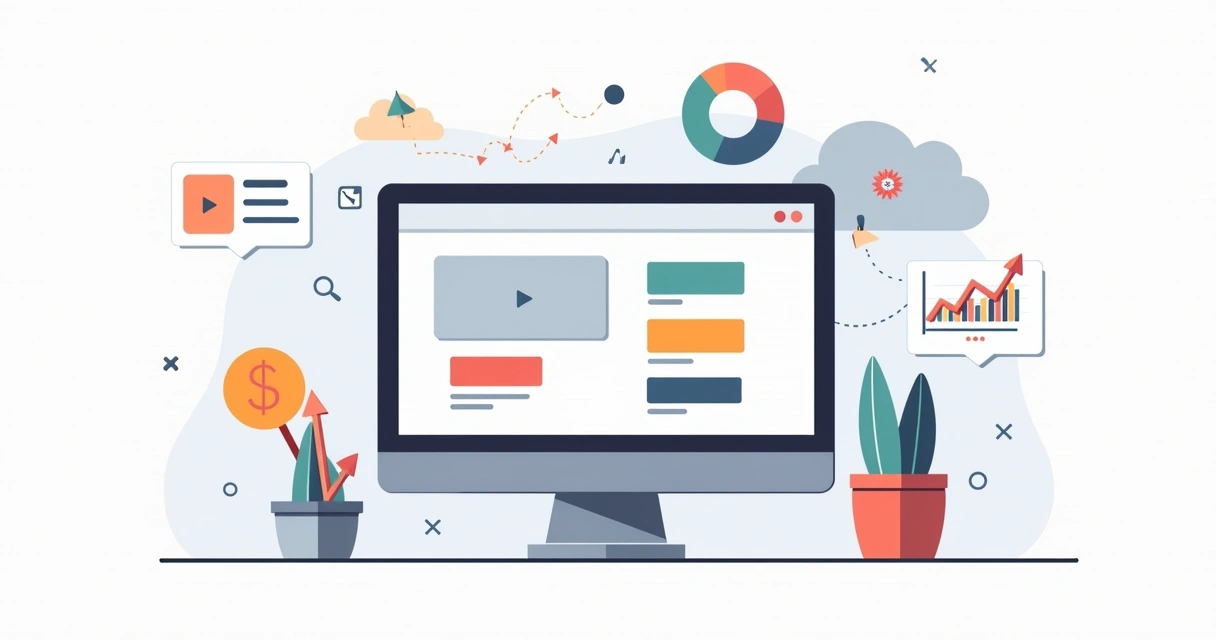 Variações de botões coloridos em layout de landing page 