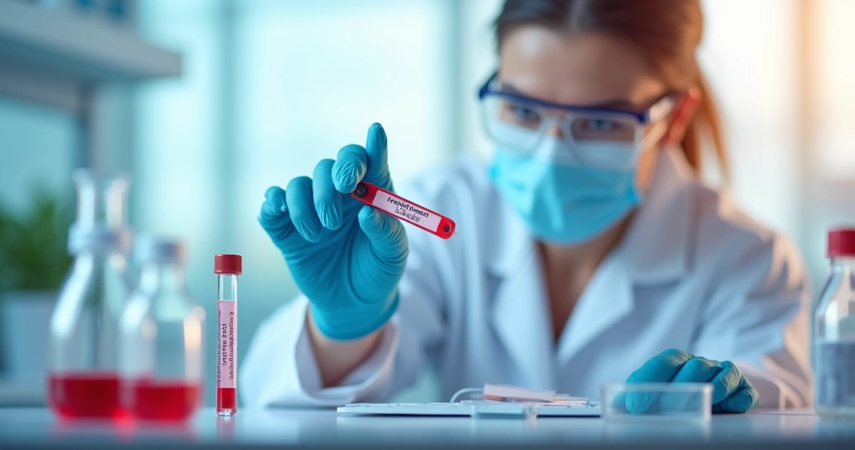 Aspectos atuais da infecção viral: diagnóstico e tratamento das hepatites e da covid-19 1 Simulação de teste rápido de hepatite feito por profissional em laboratório