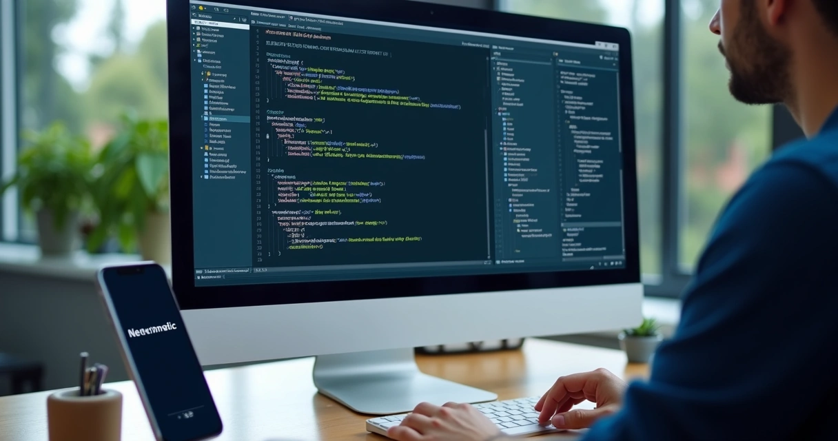 Testando integração de nota fiscal por API em tela de computador 