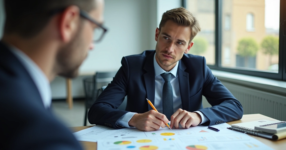 Candidato resolvendo teste prático de seleção durante entrevista 