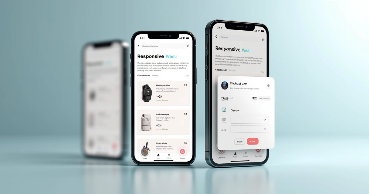 Teste de site responsivo em celulares diferentes 