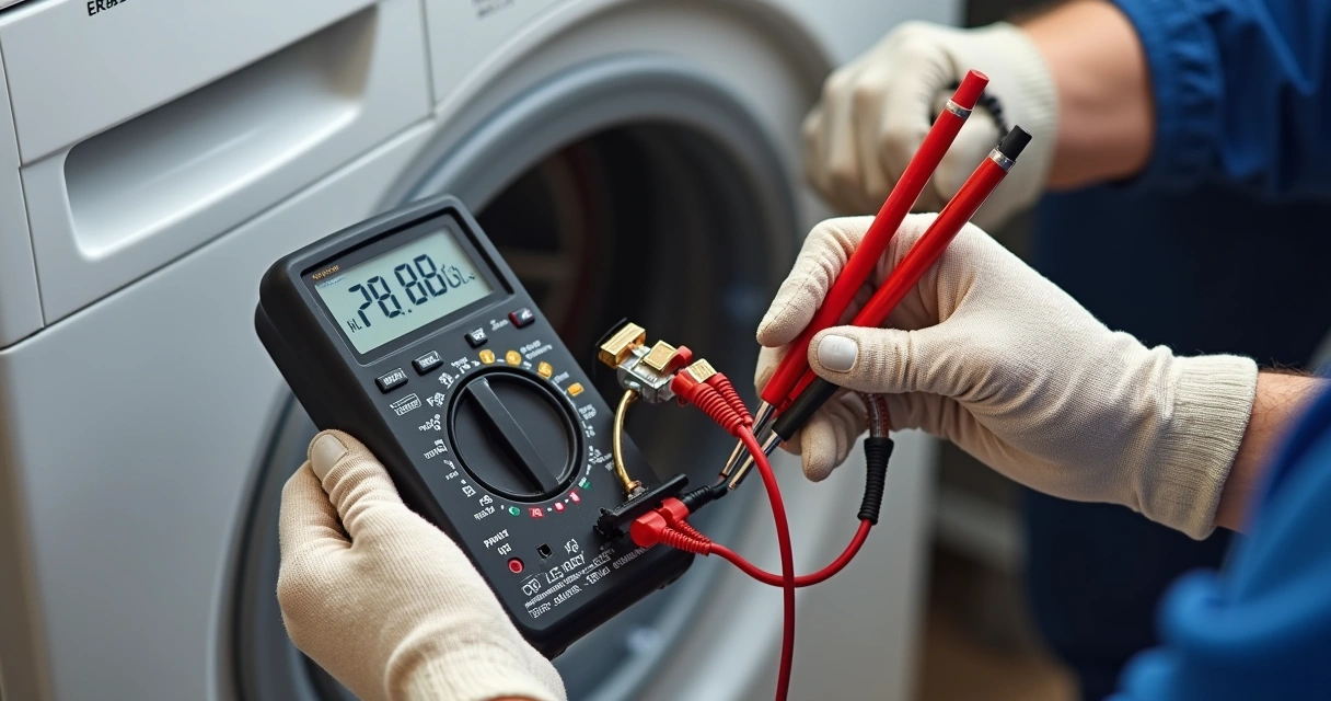 Teste de solenoide de válvula com multímetro 