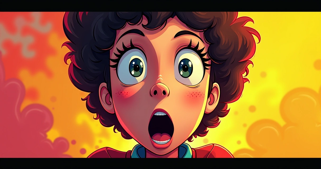Exemplo de thumbnail de YouTube colorida e expressiva 