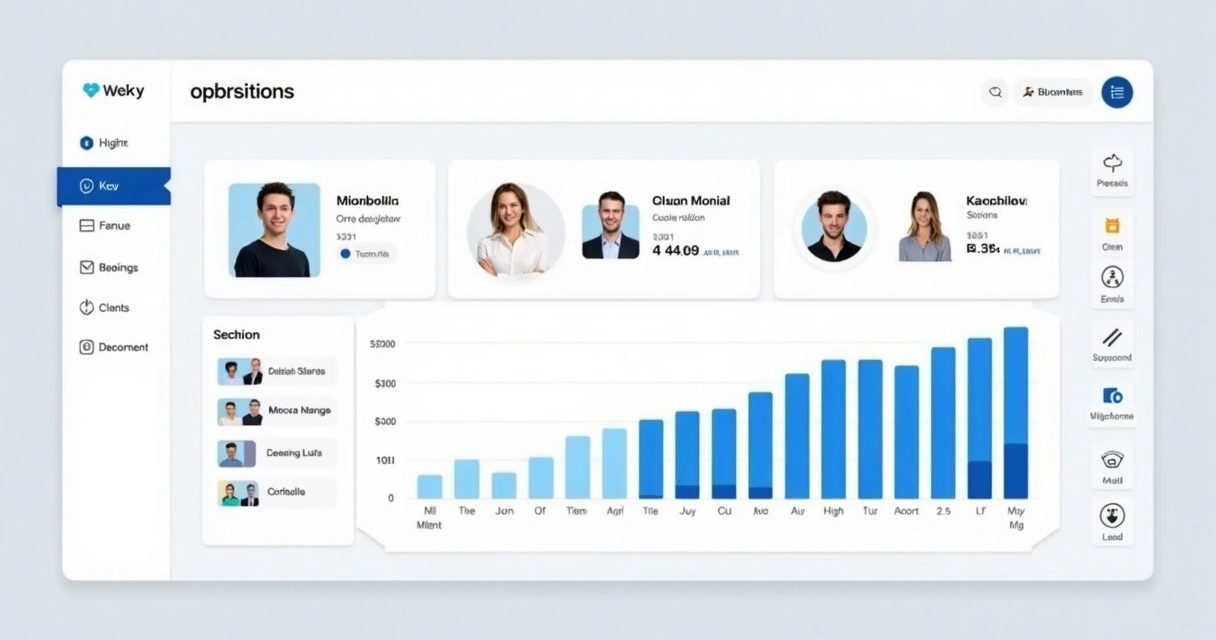Painel mostrando variação de ticket médio por cliente no SaaS 