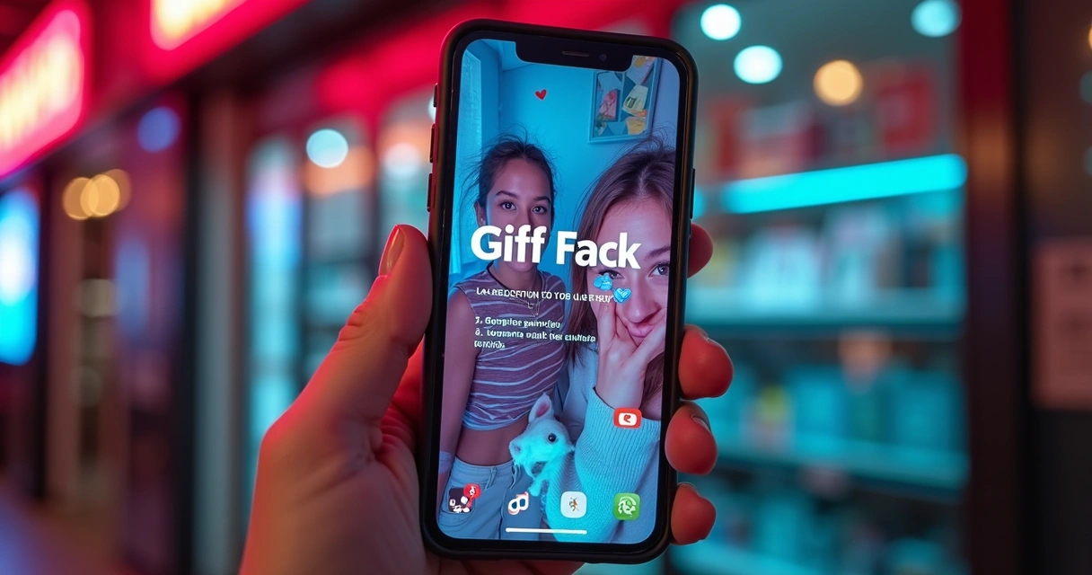 Vídeo de loja de celular em tendência no TikTok 