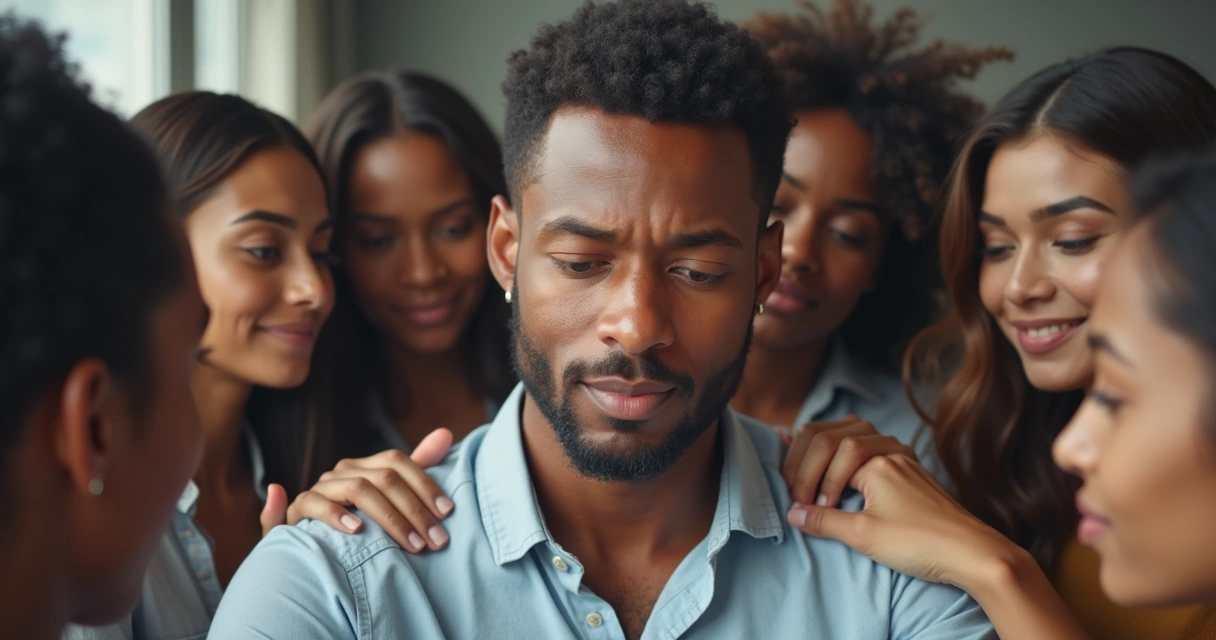 Time apoiando o líder em momento delicado