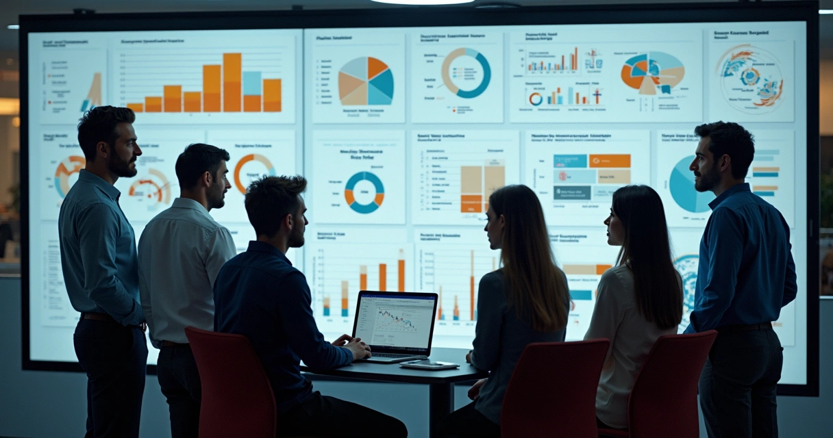 Time de marketing e vendas trabalhando juntos 