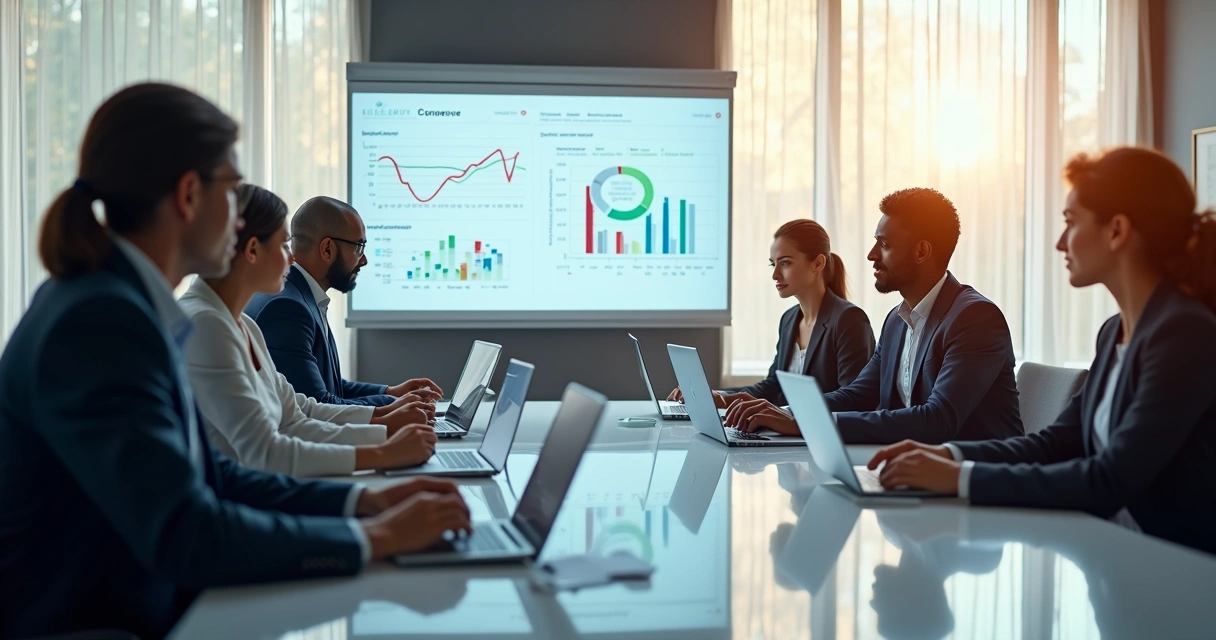 Equipe reunida discutindo compliance contábil 