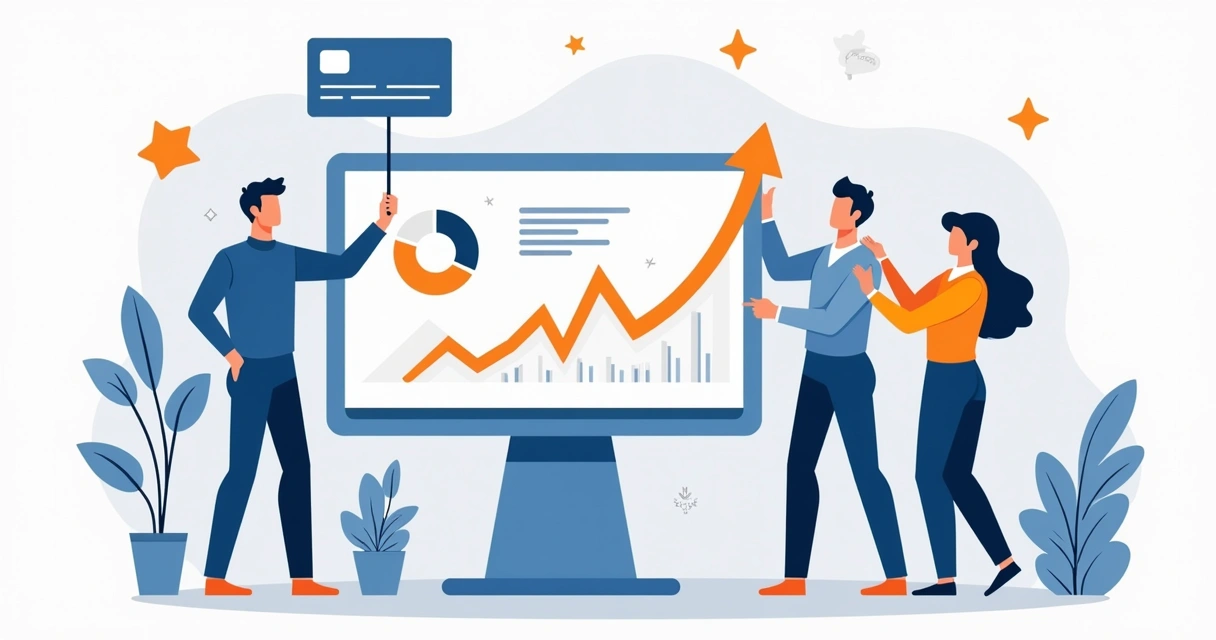 Equipe de SaaS celebrando crescimento de vendas após integração de pagamentos em painel digital 