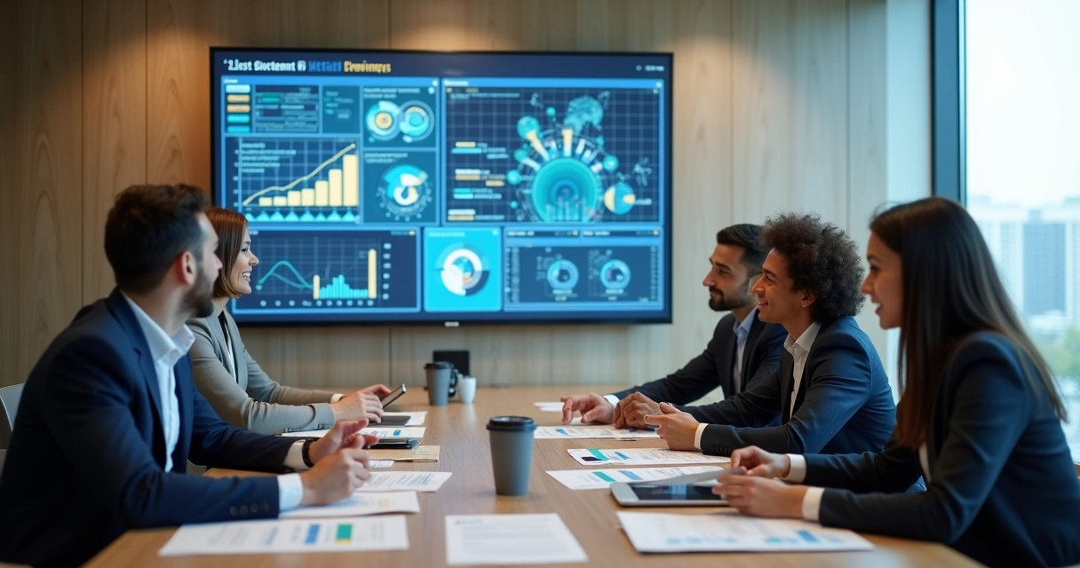 Equipe de vendas discute integração de IA 
