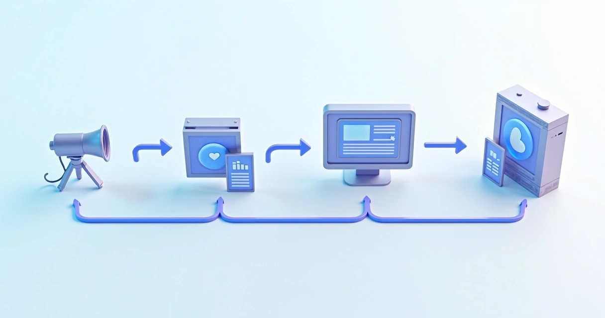 Linha do tempo do processo de produção de vídeo