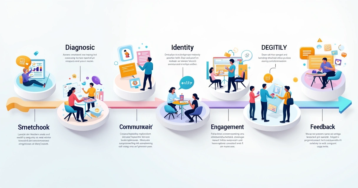 Linha do tempo de transformação digital de marcas 