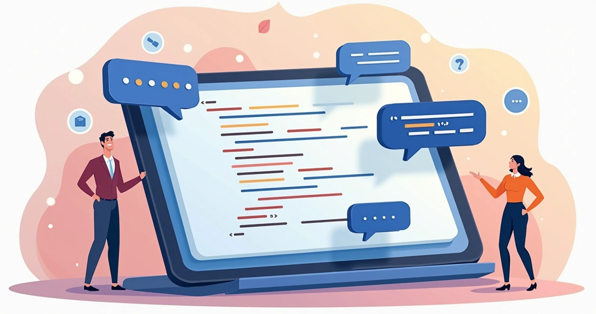 Várias variáveis coloridas representando diferentes tipos em código JavaScript