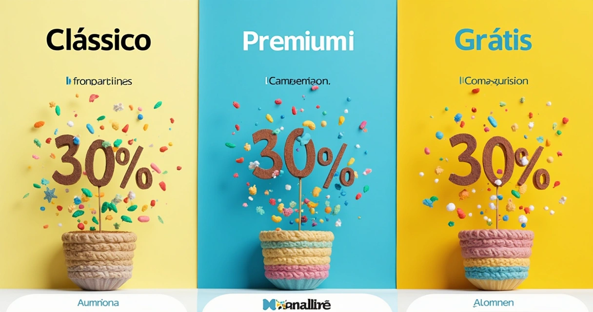 Comparação entre tipos de anúncio Mercado Livre 