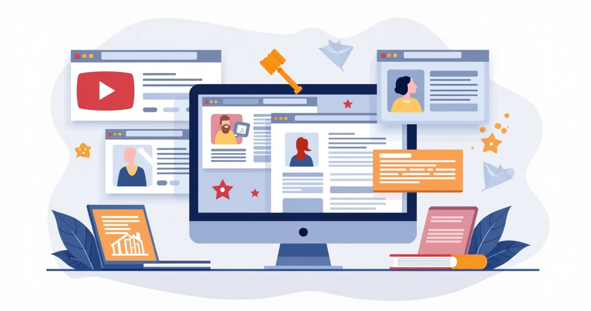 Vários formatos de conteúdo educativo, como vídeo, artigo, eBook e webinar. 