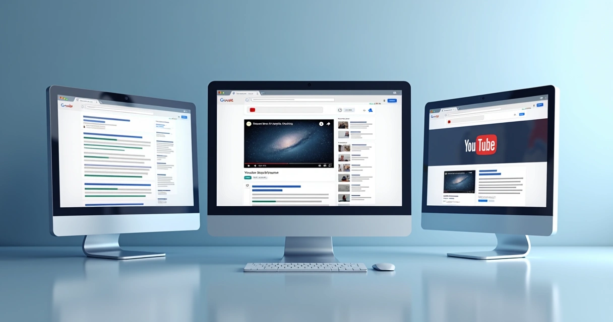 Tipos de anúncios no Google, incluindo pesquisa, display e vídeo 