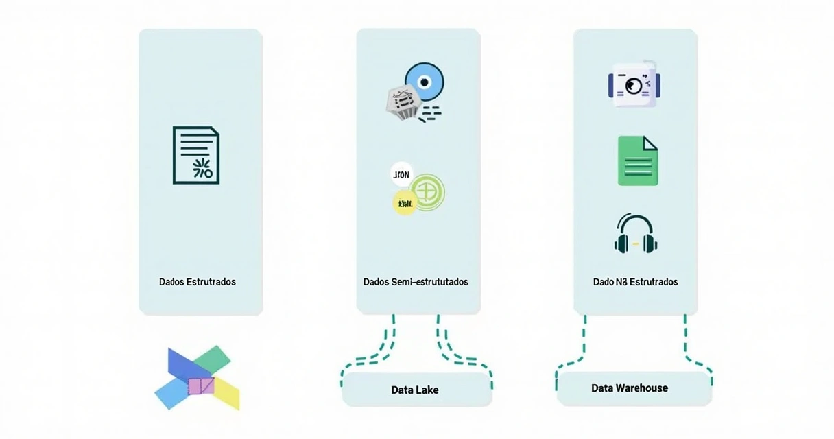 Tipos diferentes de dados usados em empresas 