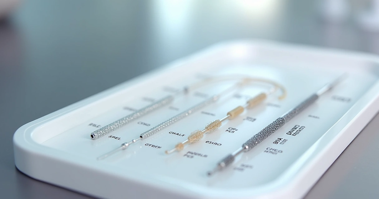 Variedade de tipos de fios de PDO para estímulo de colágeno