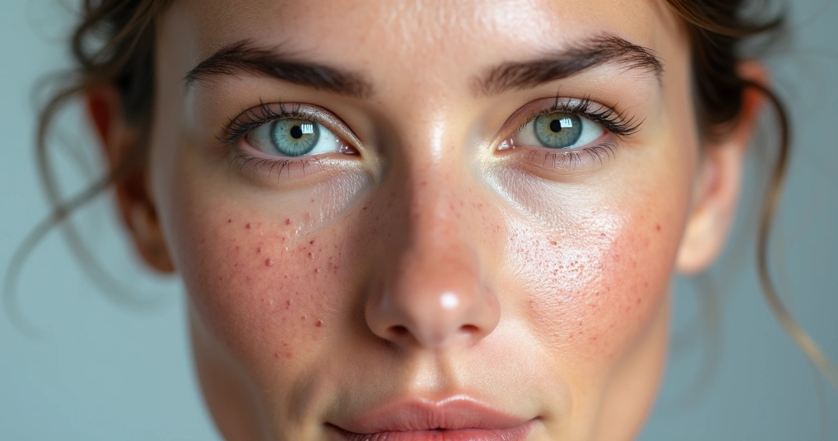 Manchas de melasma e pós-inflamatórias na pele do rosto 