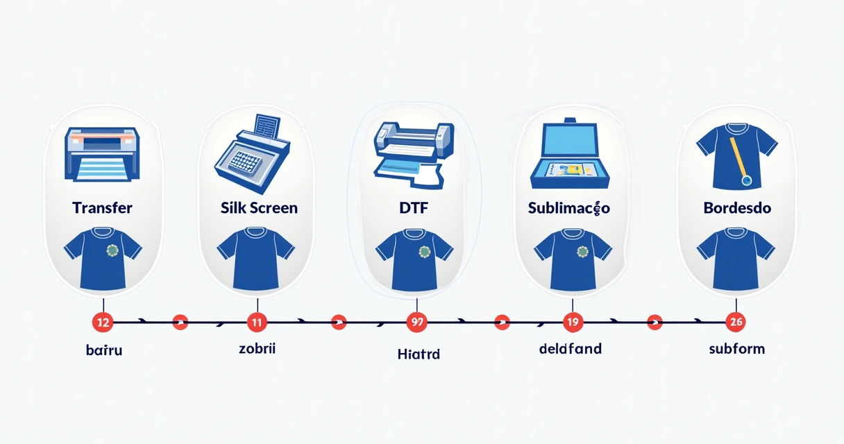 Processos para personalização de uniformes empresariais