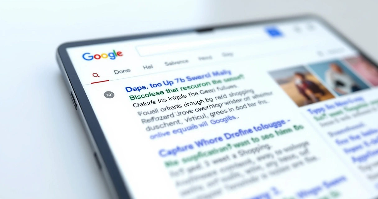 Página de resultados do Google com títulos atraentes para loja virtual 