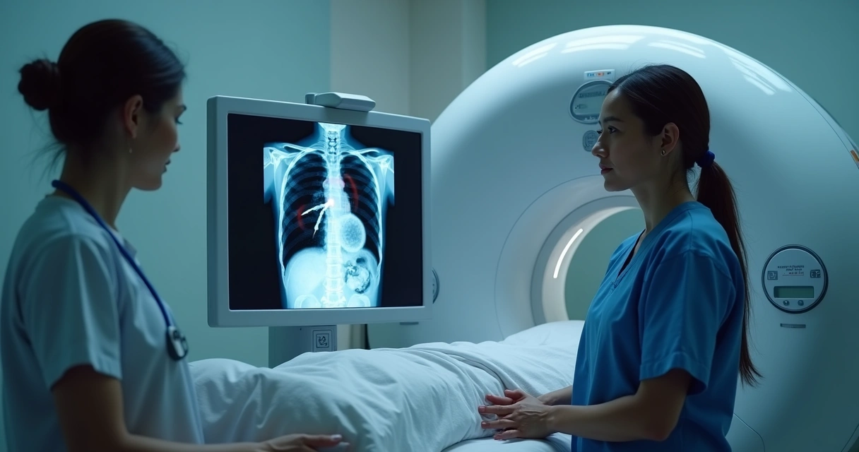 Tomografia computadorizada mostrando aneurisma na aorta torácica 