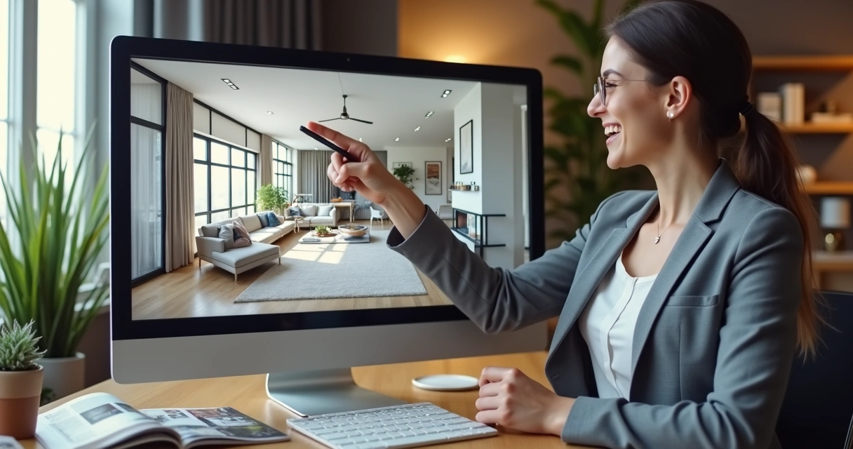 Tour virtual de imóvel gerado por inteligência artificial