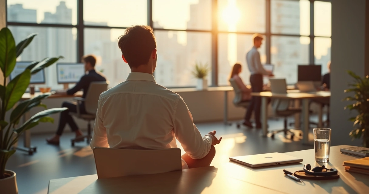 Meditación breve: ejercicios para reconectar en el trabajo