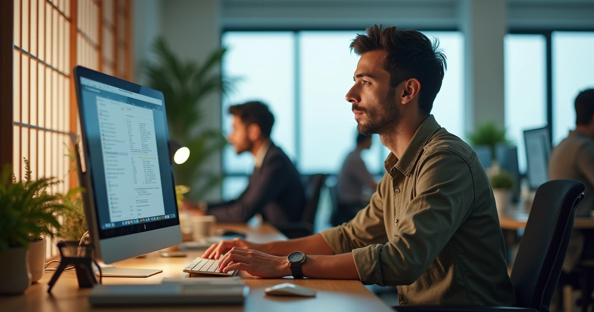 Brasileiro trabalhando em escritório japonês
