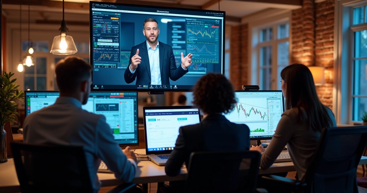 Traders in virtual community with mentor support 