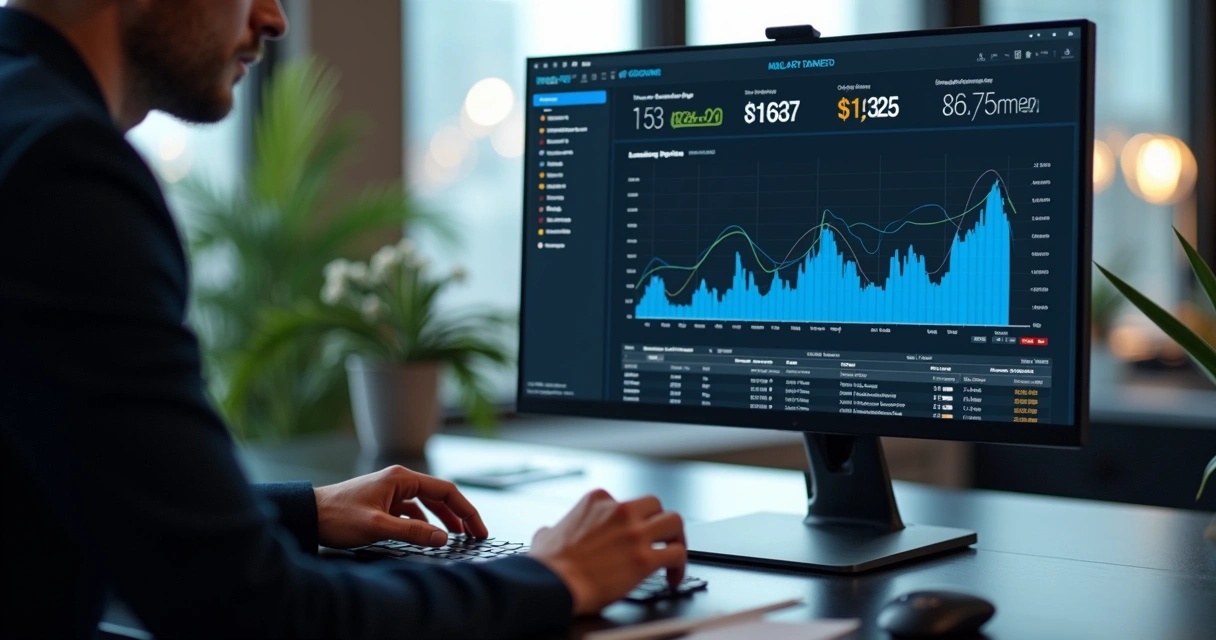 Dashboard de tráfego pago com IA e gráficos dinâmicos 