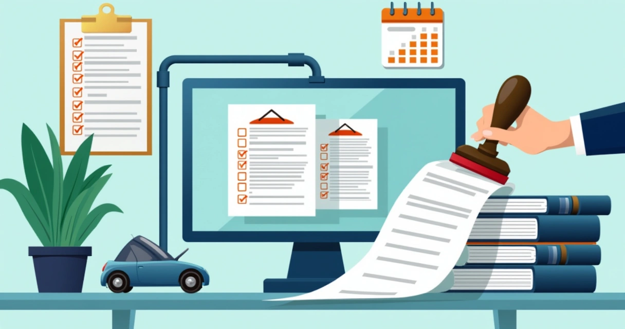 Registro de venda de peça usada com legislação e computador