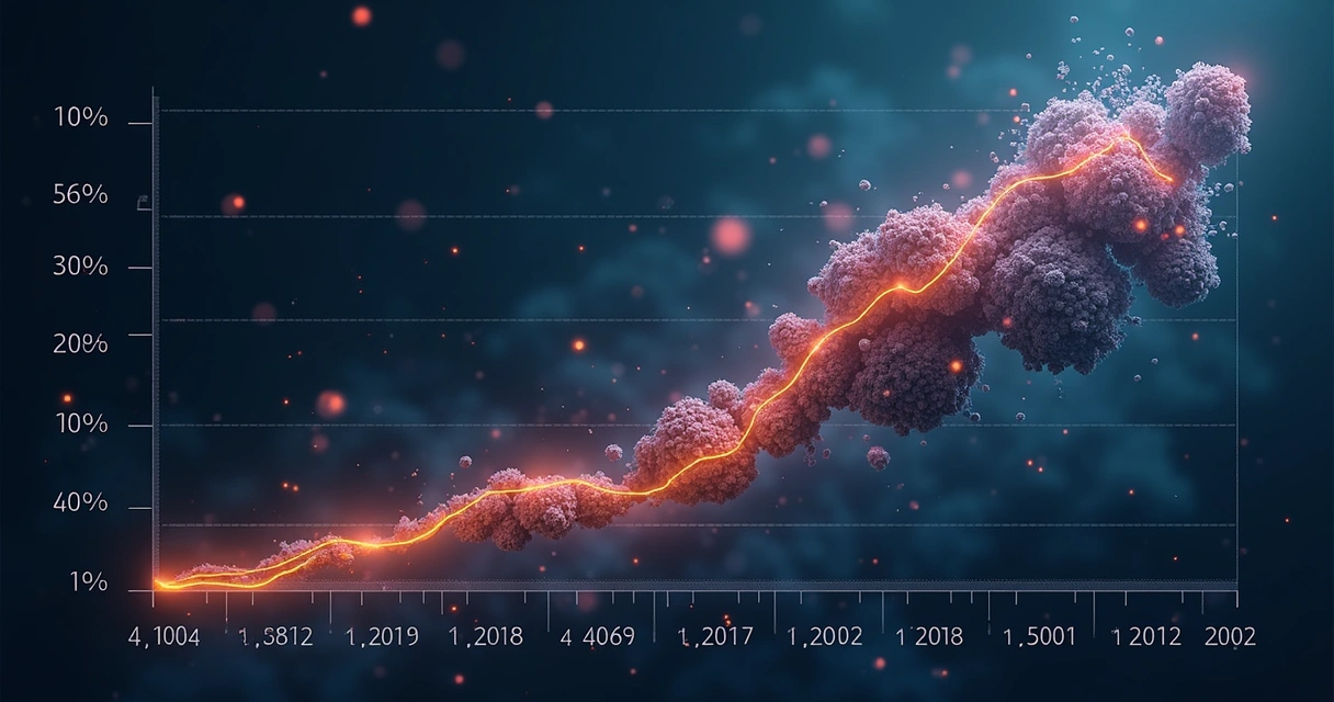 Gráfico ilustrando o volume de transações de stablecoins 