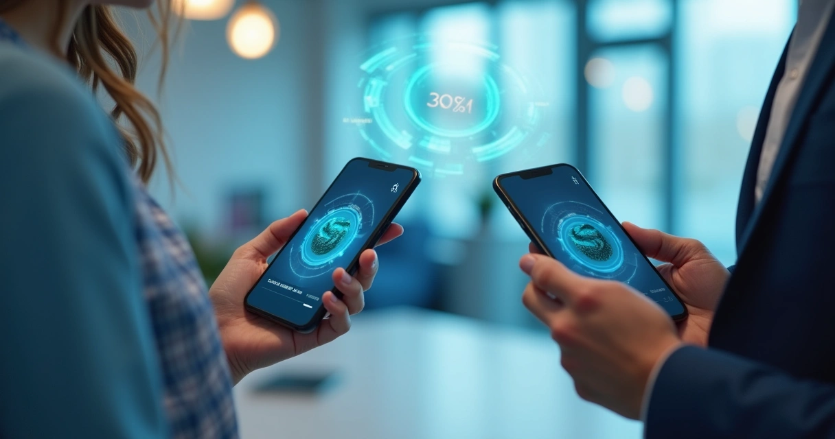 Transferência bancária rápida entre celulares 