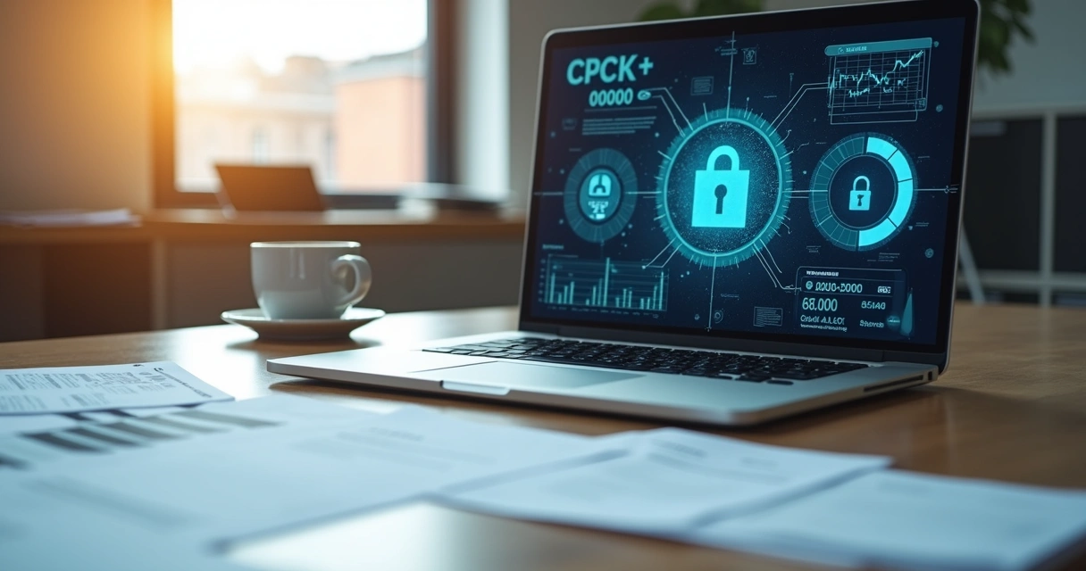 Documentos e tela de computador simulando envio internacional