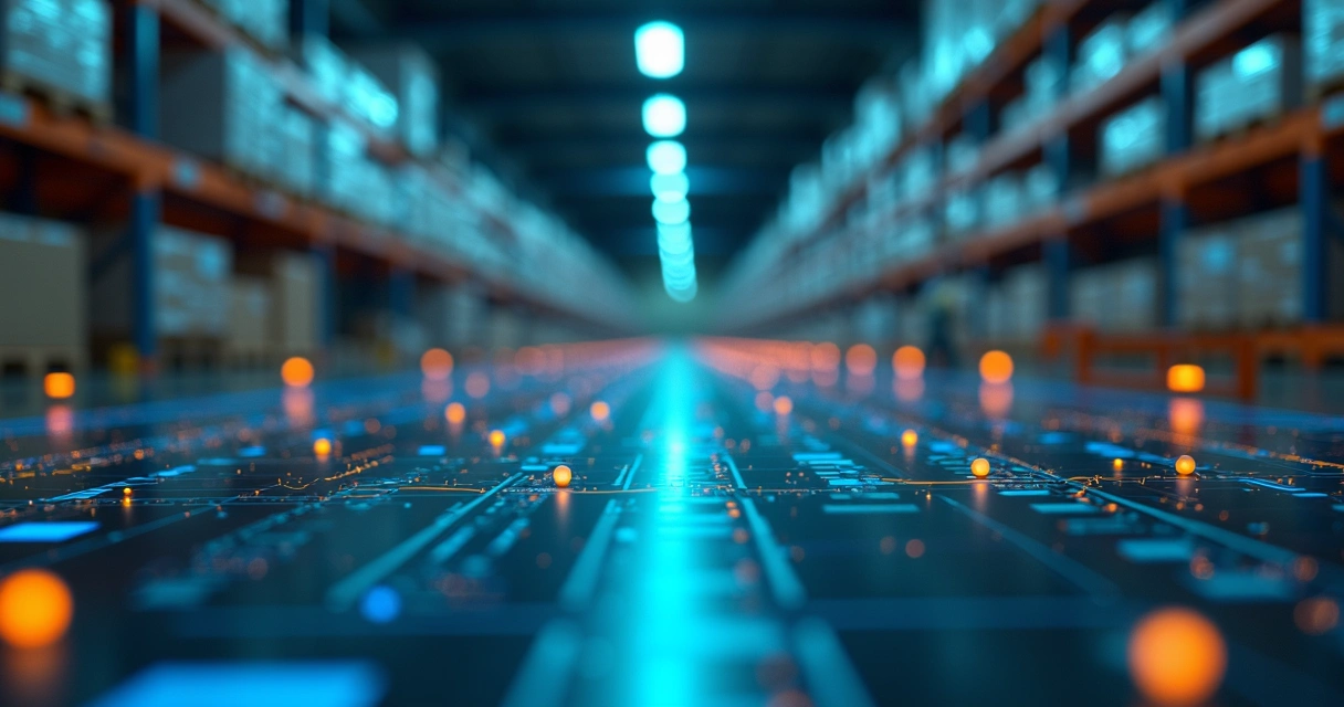 Tela de sistema ERP exibindo gestão de transferência de produtos entre lojas com status em tempo real 