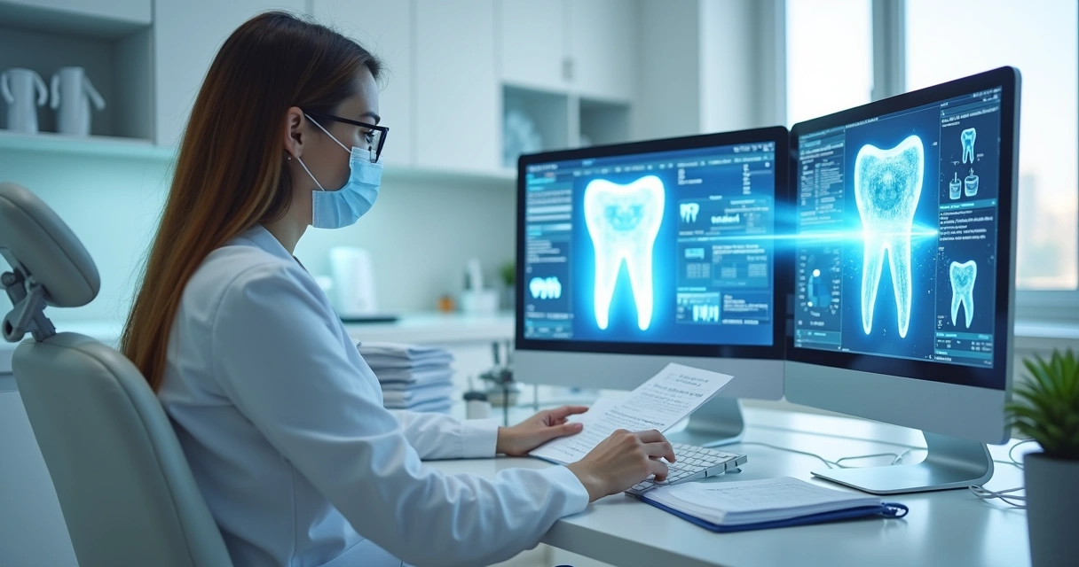 Dentista digitaliza prontuário em clínica odontológica