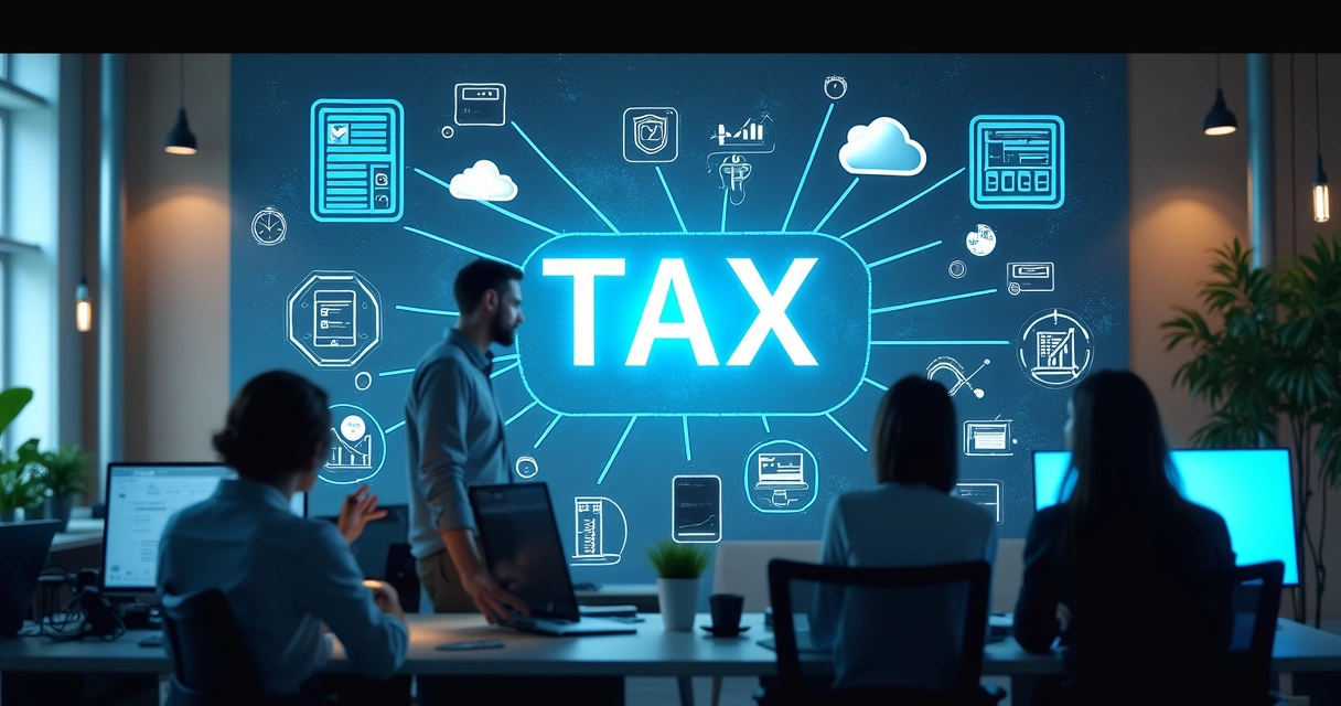 Representação de transformação digital com dados fiscais interligados 